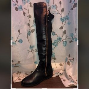 Leather boots